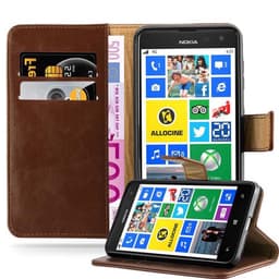 Nokia Lumia 625 lommebokdeksel etui (brun)