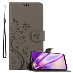 Samsung Galaxy M31 Plånboksfodral Skal Blommor (Grå)