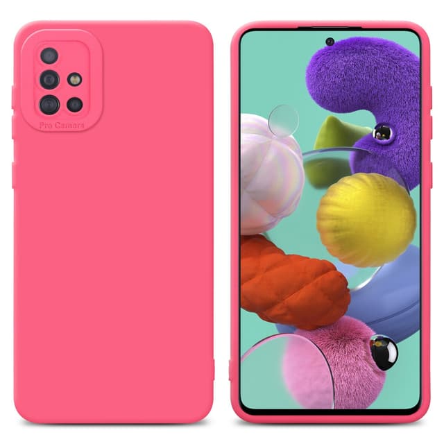 Samsung Galaxy A51 4G / M40s Skal Fodral Case (Röd)