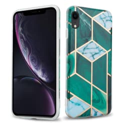 iPhone XR Plånboksfodral Skal (Grön)