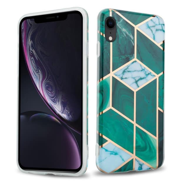 iPhone XR Plånboksfodral Skal (Grön)