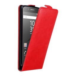 Sony Xperia Z5 Flipfodral Skal (Röd)