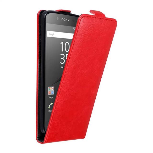 Sony Xperia Z5 Flipfodral Skal (Röd)