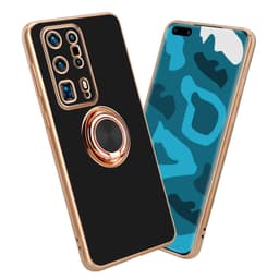 Huawei P40 PRO+ Suojakuori Suojakotelo (Musta)