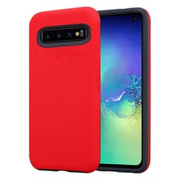 Samsung Galaxy S10 4G Suojakuori Suojakotelo (Punainen)