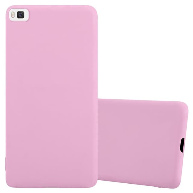 Deksel Huawei P8 Silikon cover (rosa)