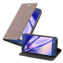 Honor 8 / 8 PREMIUM lommebokdeksel case (brun)