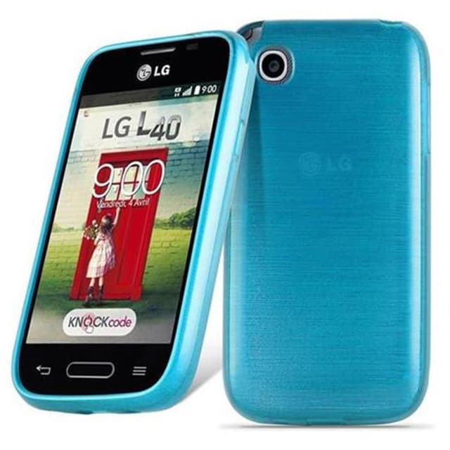 LG L40 Skal Fodral Case (Turkos)