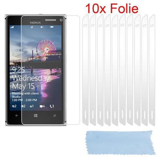 Nokia Lumia 925 Skyddsfilm 10x Skärmskyddsfilmer