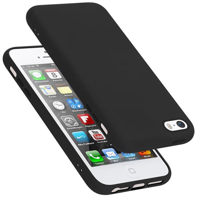 iPhone 5 / 5S / SE 2016 Skal Fodral Case (Svart)
