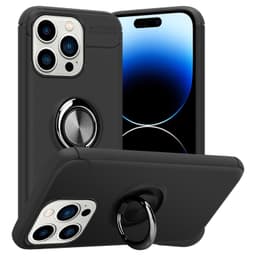 iPhone 14 PRO Suojakuori Suojakotelo (Musta)