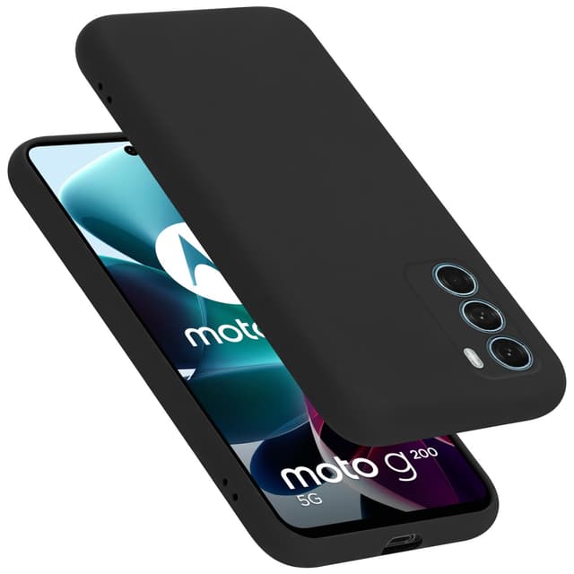 Motorola MOTO G200 5G Cover Etui Case (Sort)