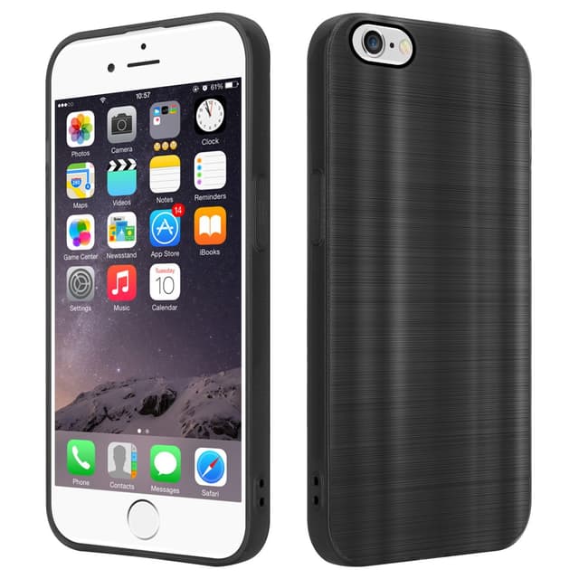 iPhone 6 / 6S Skal Fodral Case (Svwart)