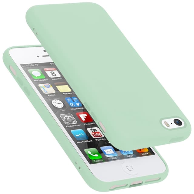 iPhone 5 / 5S / SE 2016 silikondeksel case (grønn)