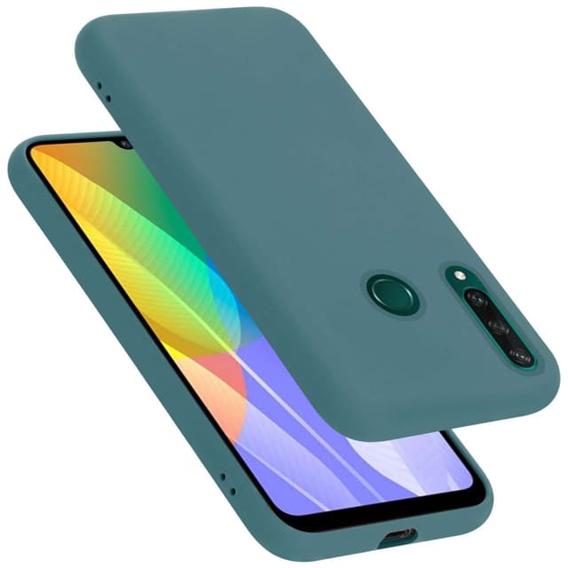 Huawei Y6P Skal Fodral Case (Grön)