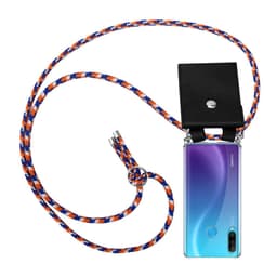 Huawei P30 LITE Deksel med Halskjede (blå)