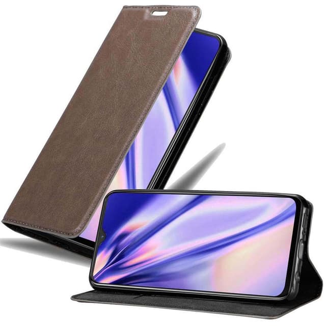 OnePlus 7 Suojakuori Lompakkokotelo (Ruskea)