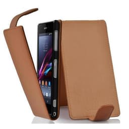 Sony Xperia Z1 COMPACT Flipfodral Skal (Brun)