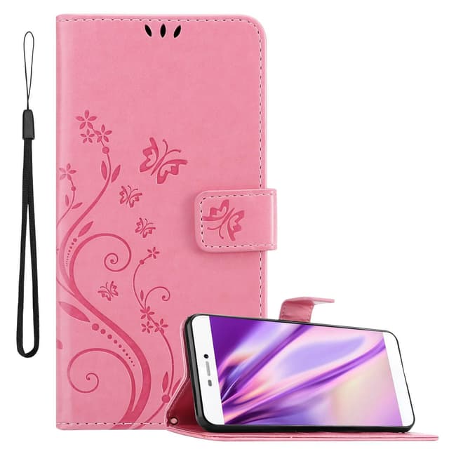 Huawei P8 Pungetui Cover Case (Lyserød)