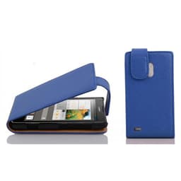 Huawei ASCEND G700 Pungetui Flip Cover (Blå)