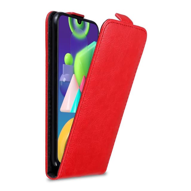 Samsung Galaxy M31 Suojakuori Lompakkokotelo (Punainen)