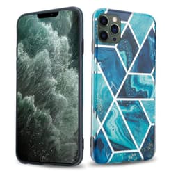 iPhone 12 PRO MAX Suojakuori Lompakkokotelo (Sininen)