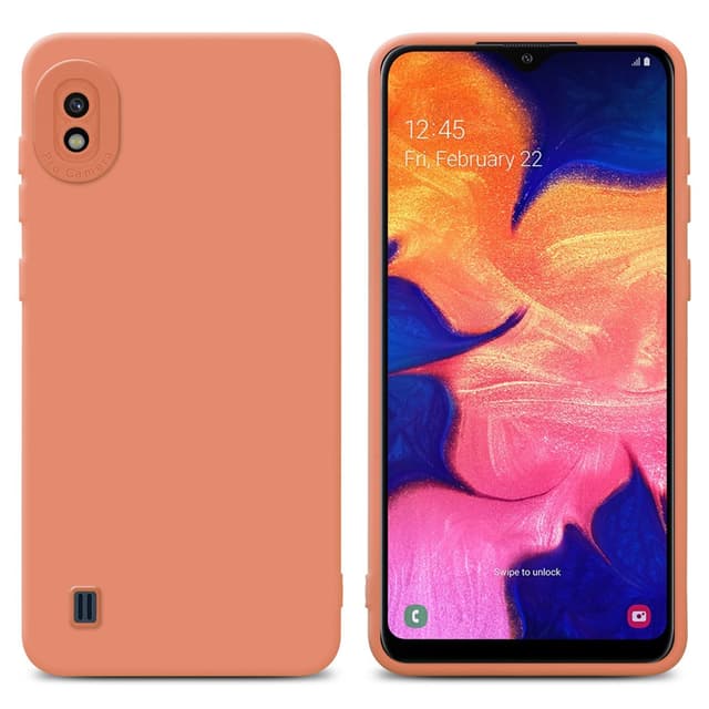 Samsung Galaxy A10 Cover Etui Case (Orange)