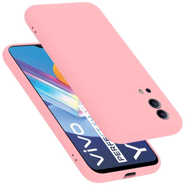 Vivo Y52 5G / Y72 5G silikondeksel case (rosa)