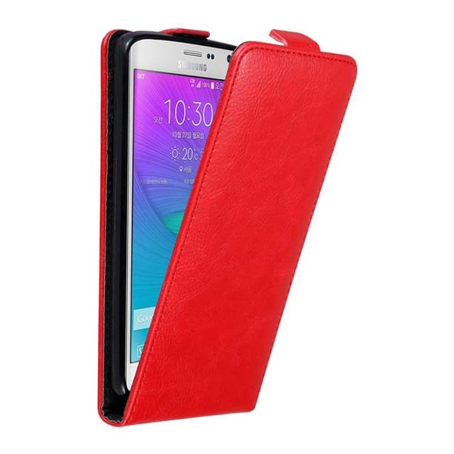 Samsung Galaxy NOTE EDGE Pungetui Flip Cover (Rød)