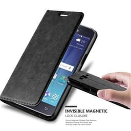 Samsung Galaxy J5 2015 lommebokdeksel deksel (svart)