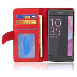 Sony Xperia XA lommebokdeksel case (rød)