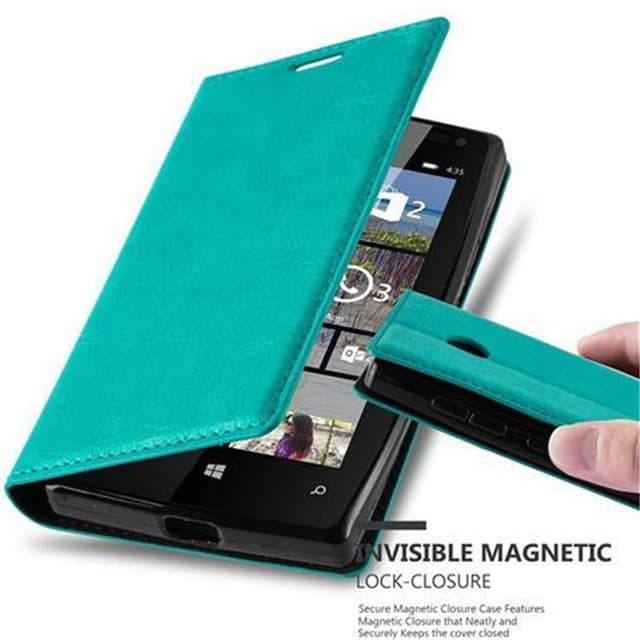 Nokia Lumia 435 lommebokdeksel case (turkis)
