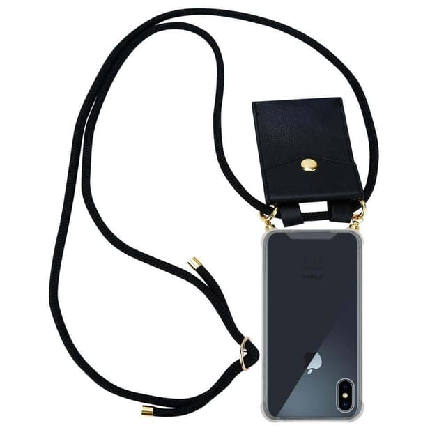 iPhone XS MAX Etui Cover Kæde (Sort)