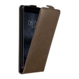 Nokia 6 2017 Pungetui Flip Cover (Brun)