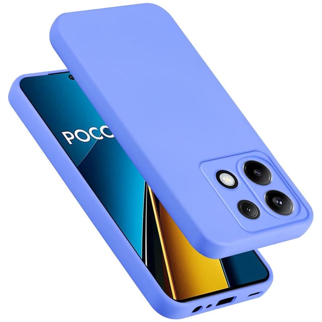 Xiaomi Poco X6 silikondeksel case (Lilla)