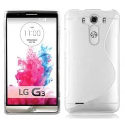 LG G3 Suojakuori Case Cover (Läpinäkyvä)
