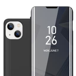 Suojakuori iPhone 14 PLUS Lompakkokotelo (Musta)