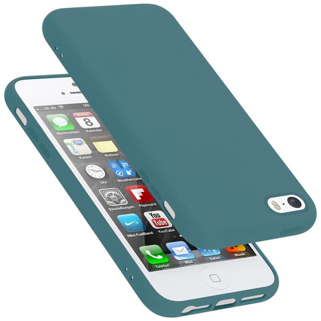 iPhone 5 / 5S / SE 2016 Skal Fodral Case (Grön)