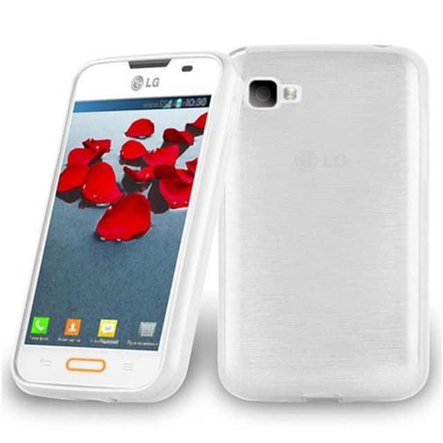 LG L4 II Skal Fodral Case (Silver)