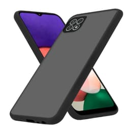 Samsung Galaxy A22 5G Suojakuori Kotelo (Musta)