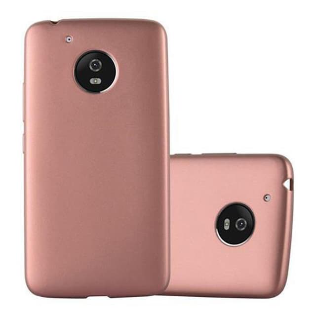 Motorola MOTO G5 Suojakuori Kotelo (Vaaleanpunainen)