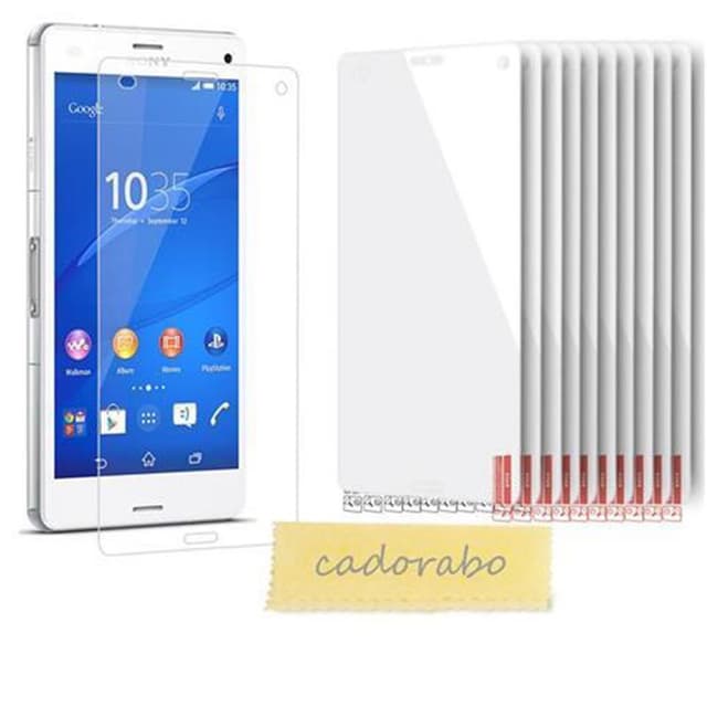 6 Pellicole Protettive Per Sony Xperia Z1 Compact, Trasparenti, Antigraffio (4H). Made In Germany, Applicazione Senza Bolle, Rimovibili.