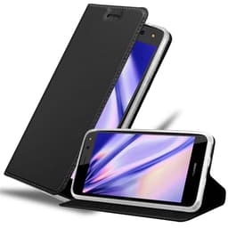 Huawei Y5 2017 / Y6 2017 lommebokdeksel etui (svart)