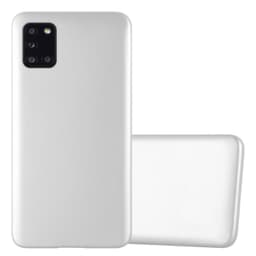 Samsung Galaxy A31 Suojakuori Suojakotelo Case (Hopea)