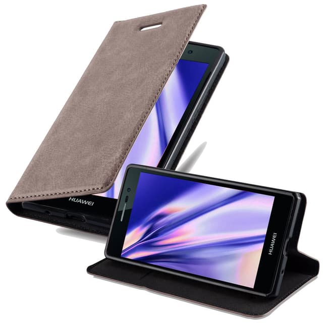 Huawei ASCEND P7 Skal Fodral Case (Brun)