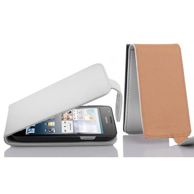 Huawei ASCEND G510 / G520 / G525 Flipfodral Skal (Vit)