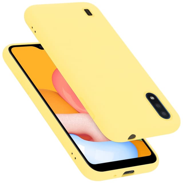 Samsung Galaxy A01 Cover Etui Case (Gul)