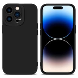 iPhone 14 PRO MAX Suojakuori Suojakotelo (Musta)