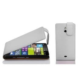 Nokia Lumia 1320 Suojakuori Lompakkokotelo (Valkoinen)