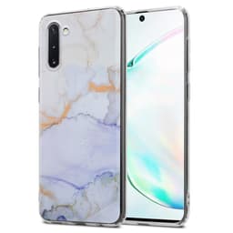 Samsung Galaxy NOTE 10 Plånboksfodral Skal (Vit)